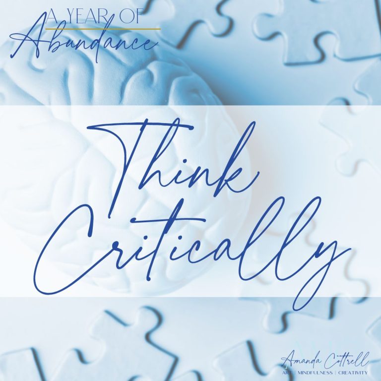 Abundance of Opportunities to Think Critically